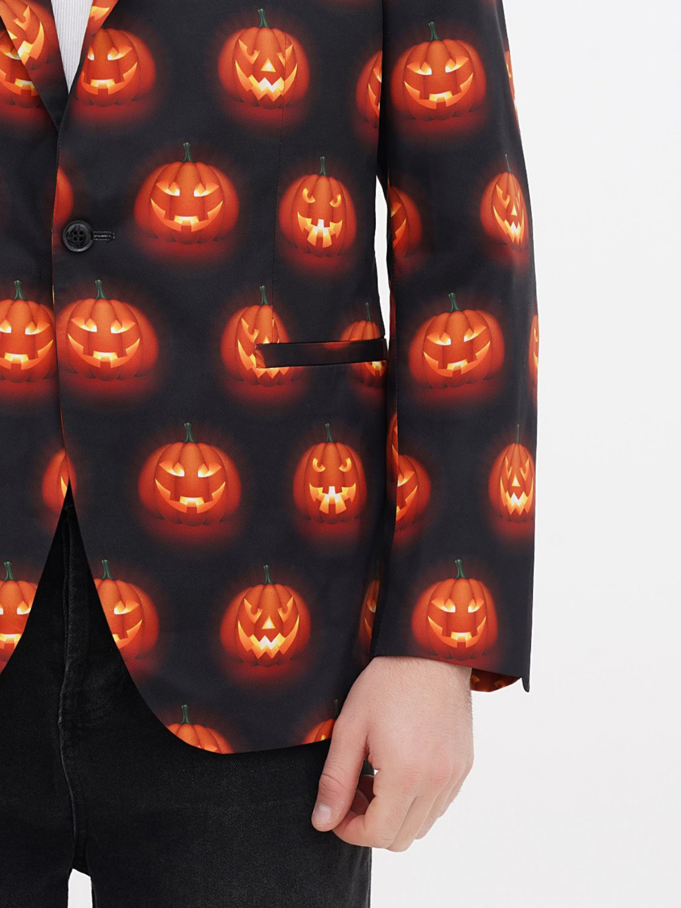 Пиджак H&M модель 83979901wer_Черно-оранжевый Фото