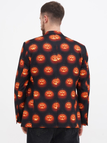 Пиджак H&M модель 83979901wer_Черно-оранжевый Пиджак H&M модель 83979901wer_Черно-оранжевый Фото
