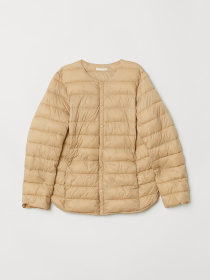 Демисезонная куртка H&M модель 6530848bar_Бежевый Фото