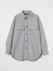 Куртка-рубашка H&M модель 9406953wtr_Серый Фото