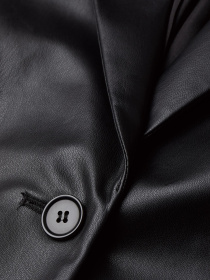 Куртка кожаная H&M модель 8710042bar_Черный Фото