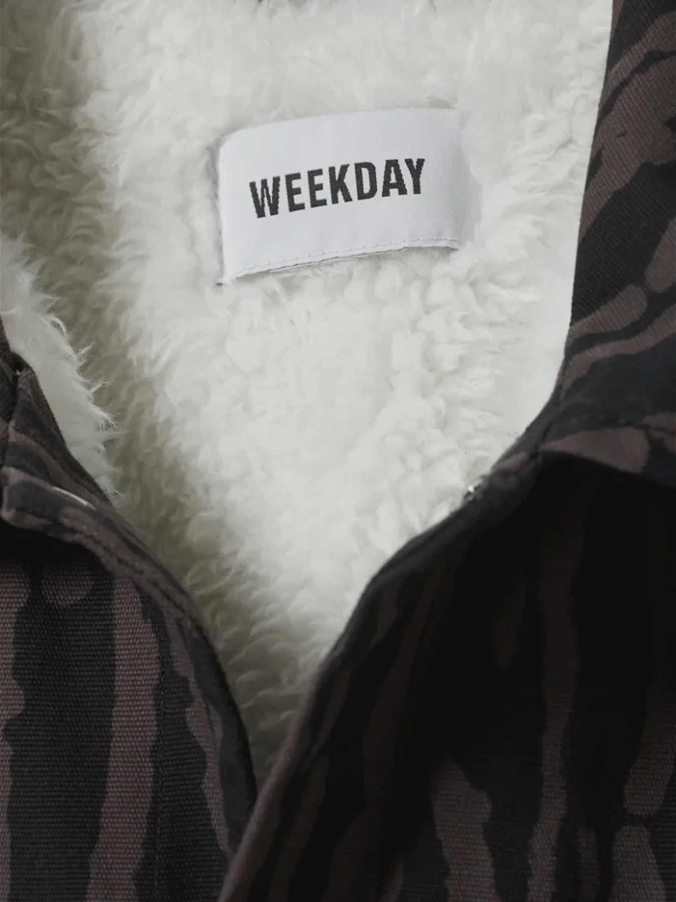 Куртка-сорочка Weekday модель 9992834arl_Черно-коричневый Фото