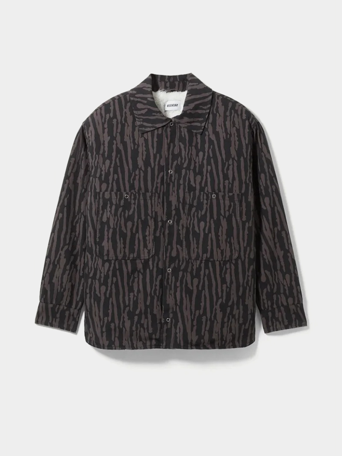 Куртка-сорочка Weekday модель 9992834arl_Черно-коричневый Фото