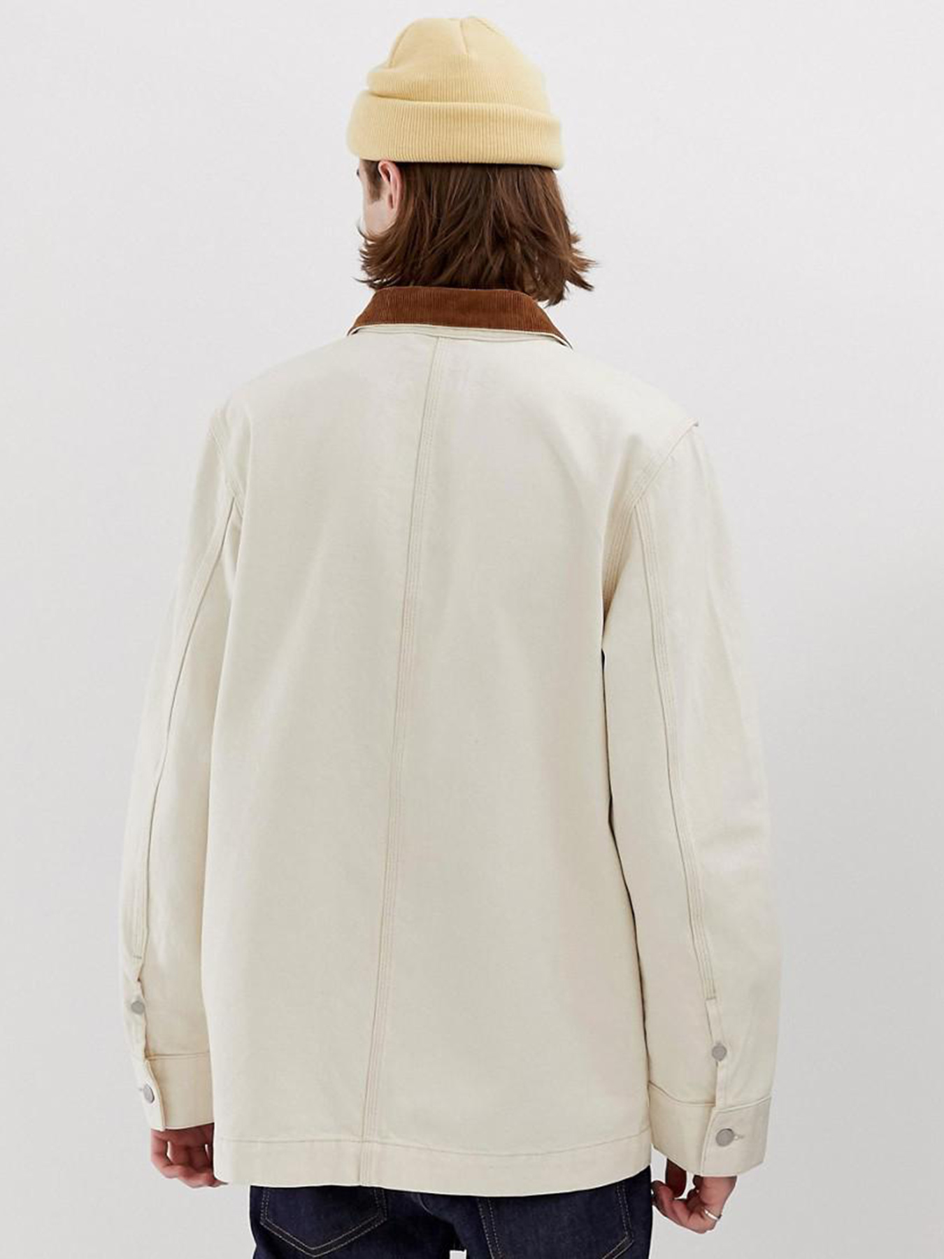 Джинсовая куртка Weekday модель 7080049abr_Молочный Фото