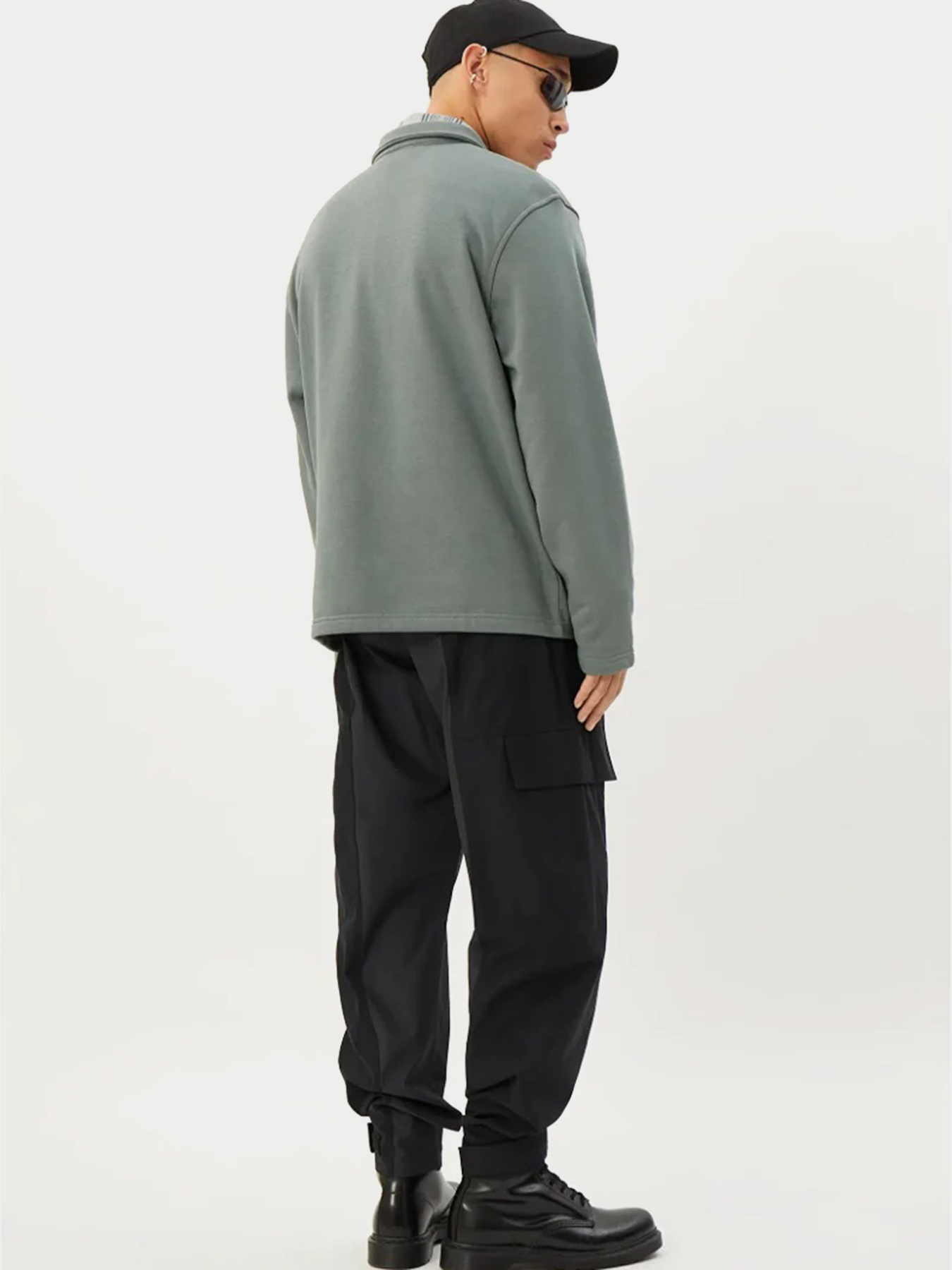 Куртка-сорочка Weekday модель 1061231ral_Серо-зеленый Фото