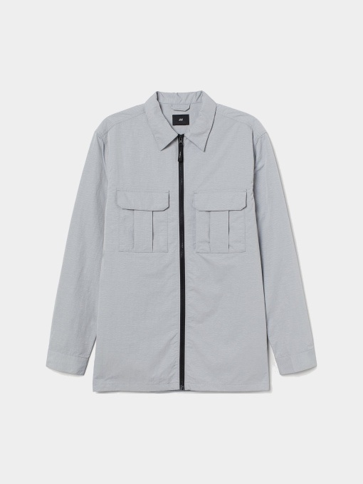Куртка-рубашка H&M модель 9134153wer_Серый Фото