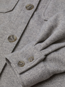 Куртка-рубашка H&M модель 8986945wer_Темно-серый Фото