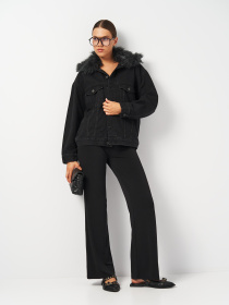 Джинсовая куртка H&M модель 4494495ral_Черный Фото