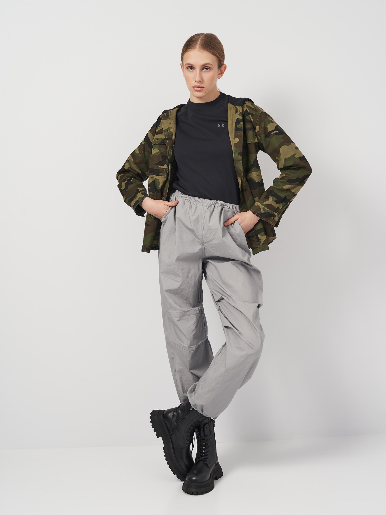 Ветровка H&M модель 8162401arl_Хаки Фото