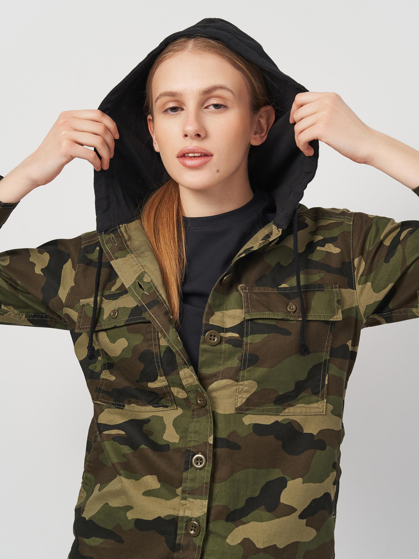 Ветровка H&M модель 8162401arl_Хаки Фото