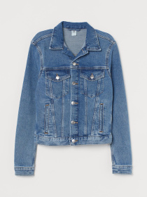 Джинсова куртка H&M модель 3990612wer_Светло-синий Фото