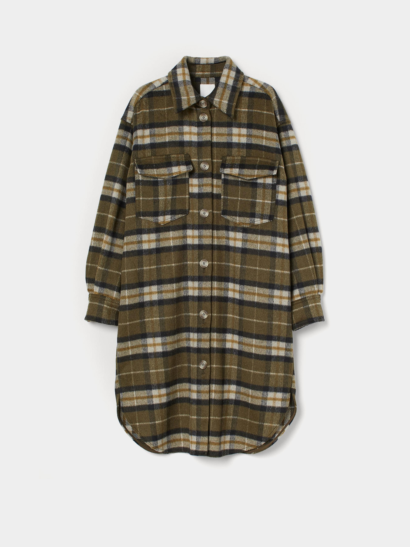 Куртка-рубашка H&M модель 9210732wer_Хаки Фото