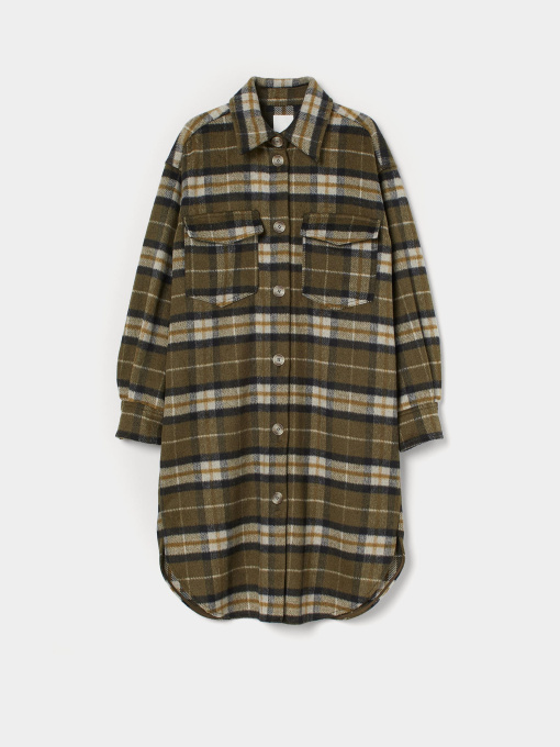 Куртка-сорочка H&M модель 9210732wer_Хаки Фото