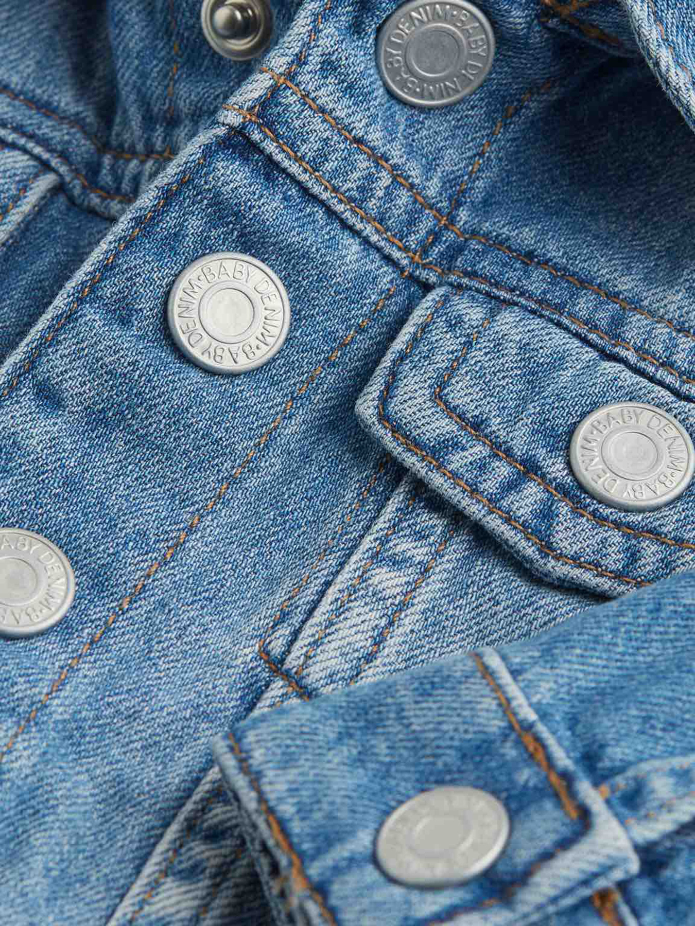 Джинсовая куртка H&M модель 6945611kwer_Голубой Фото