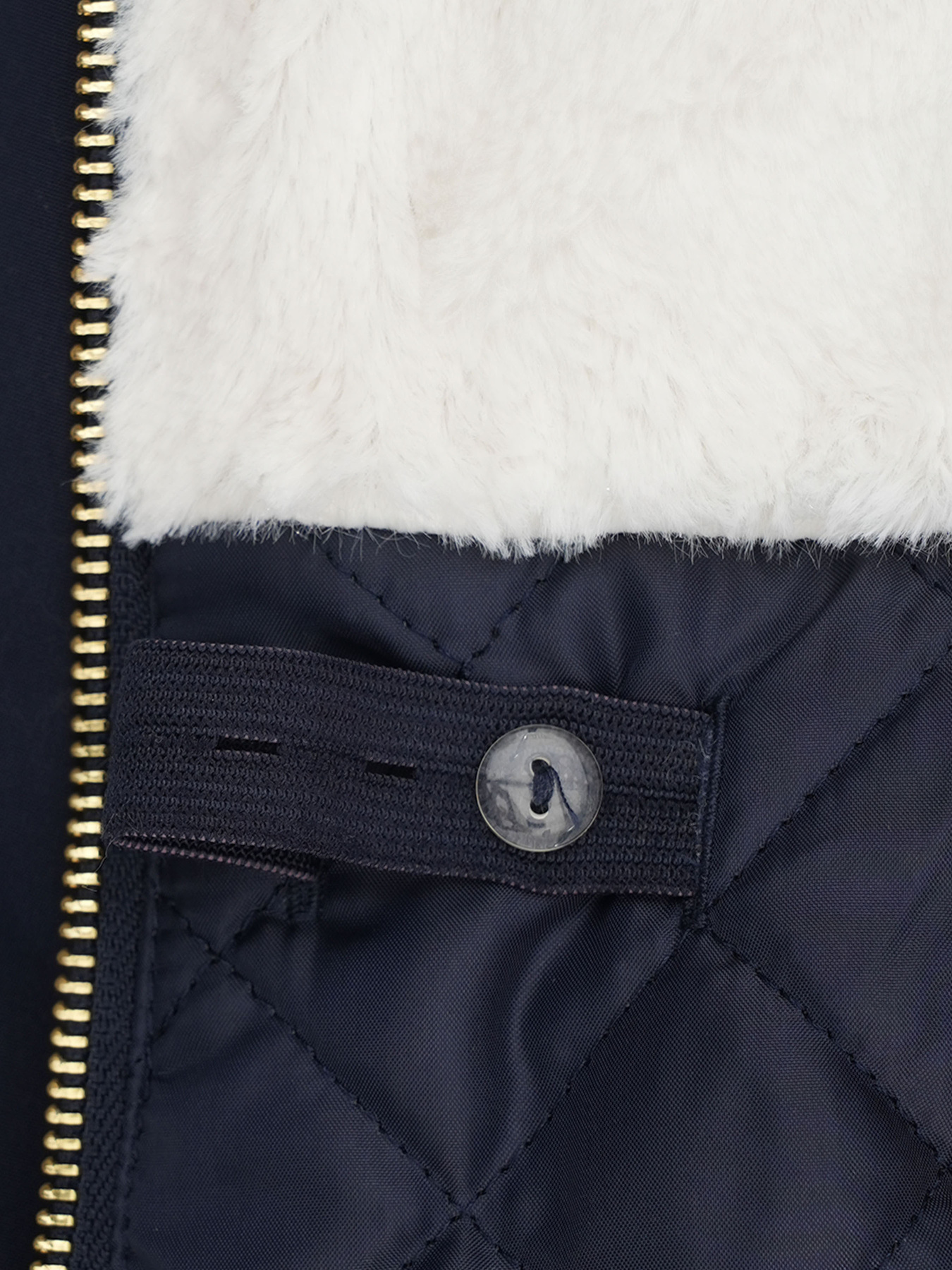 Парка H&M модель 3564073ral_Темно-синий Фото