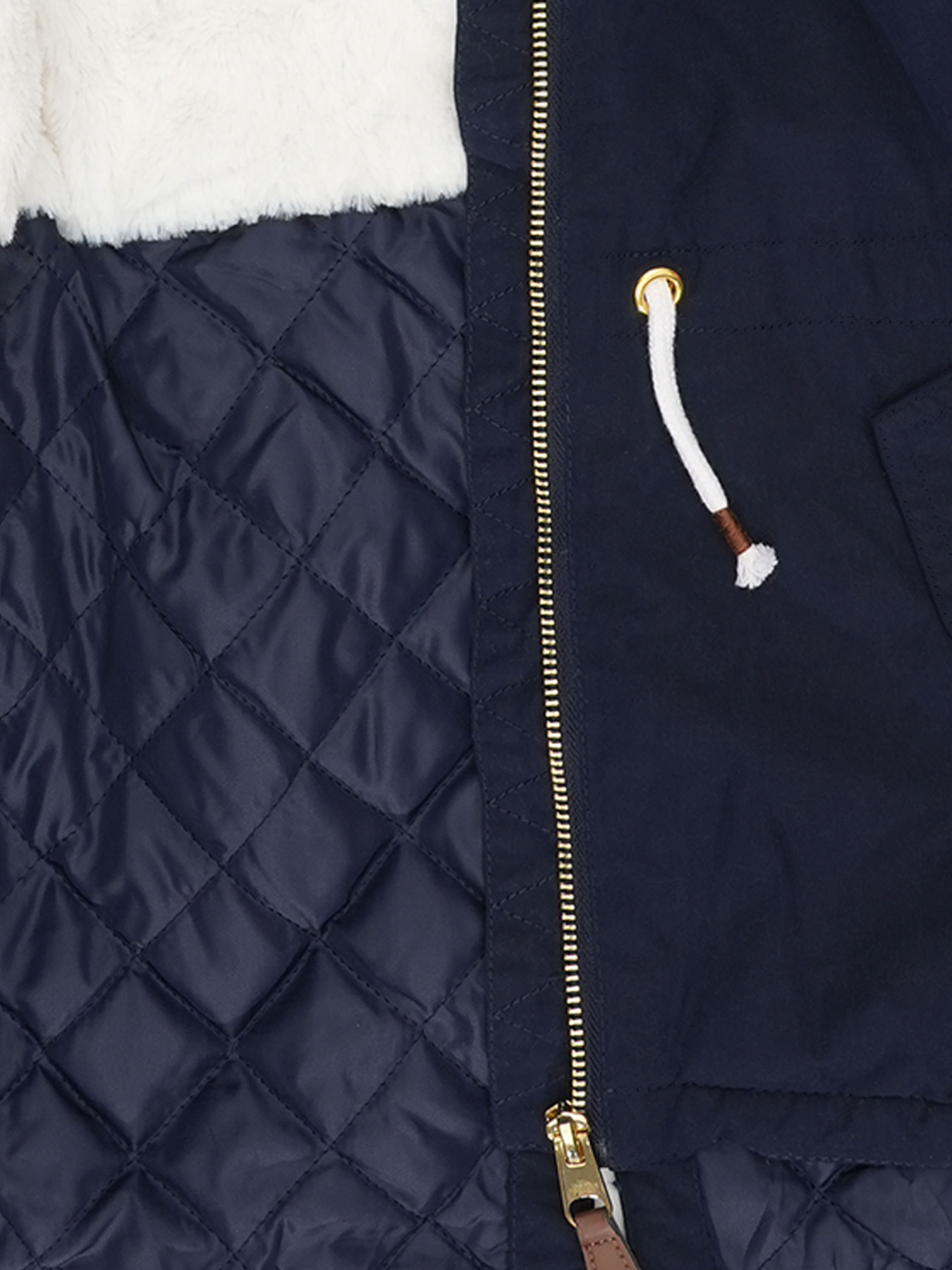 Парка H&M модель 3564073ral_Темно-синий Фото