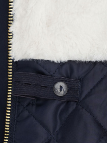 Парка H&M модель 3564073ral_Темно-синий Фото