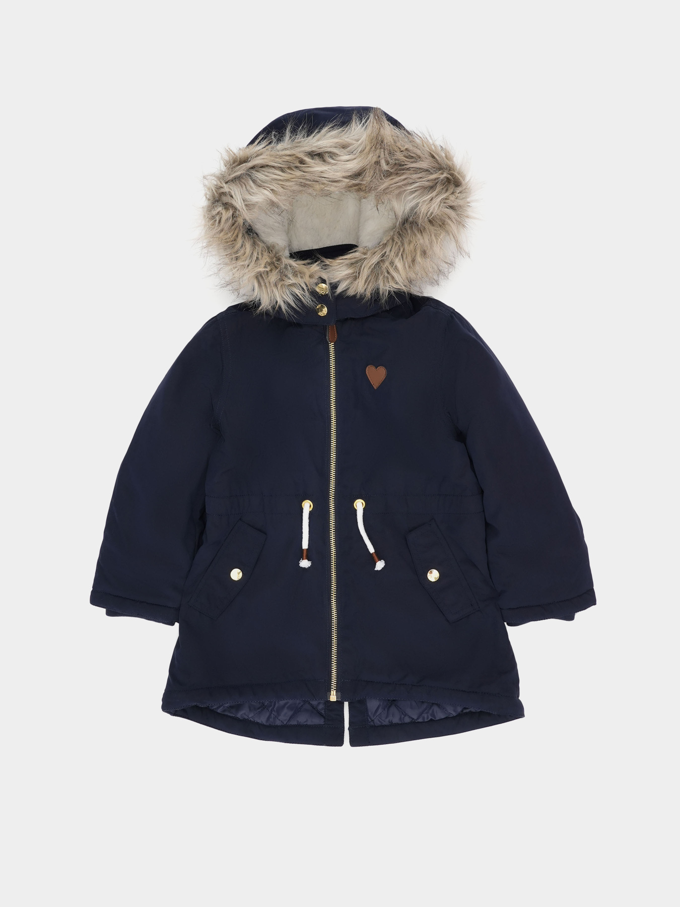 Парка H&M модель 3564073ral_Темно-синий Фото