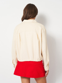 Куртка-рубашка H&M модель 2256451wer_Молочный Фото