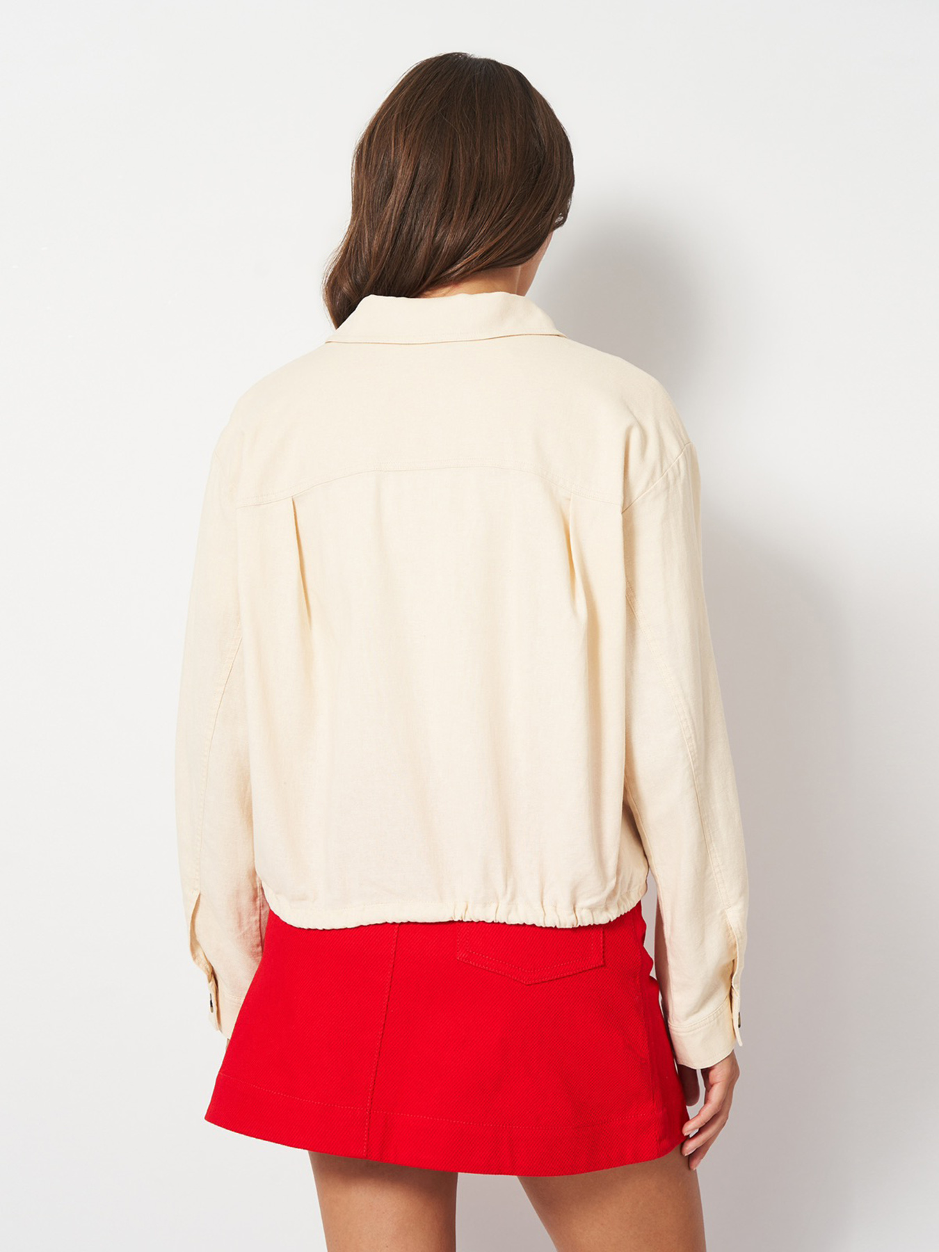 Куртка-рубашка H&M модель 2256451wer_Молочный Фото