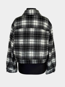 Куртка-рубашка H&M модель 5858421wer_Черно-белый Фото