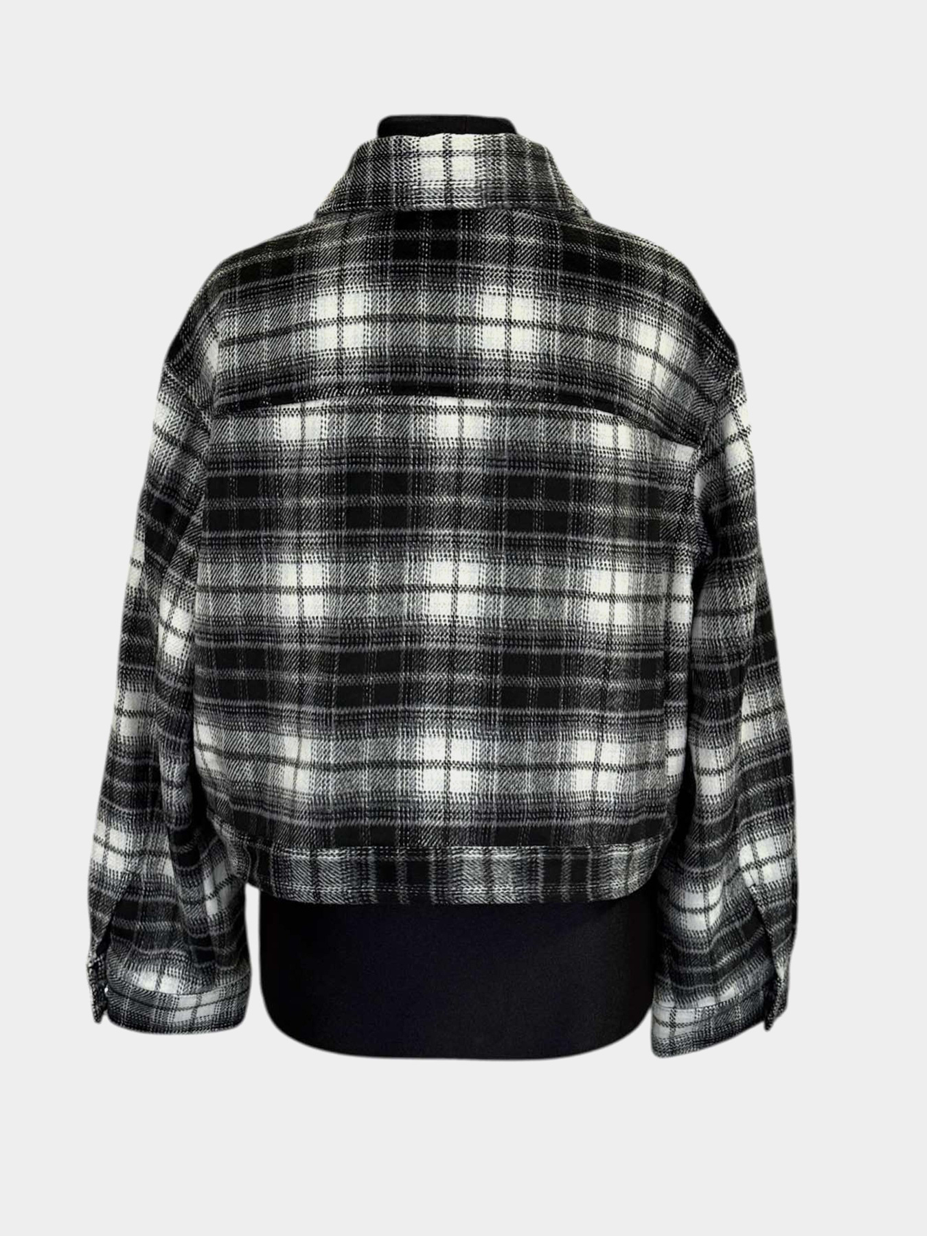 Куртка-рубашка H&M модель 5858421wer_Черно-белый Фото