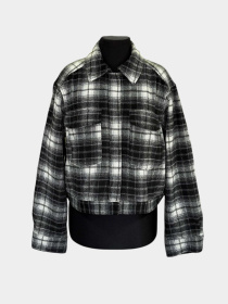 Куртка-рубашка H&M модель 5858421wer_Черно-белый Фото