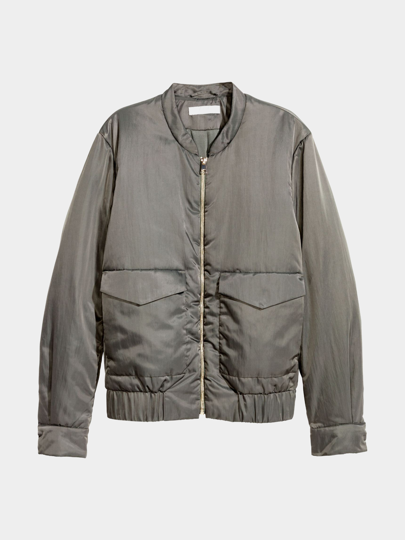 Бомбер H&M модель 4752265wer_Хаки Фото