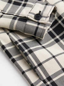 Куртка-рубашка H&M модель 9444133ral_Молочно-черный Фото