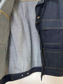 Джинсовая куртка H&M модель 9588003wer_Темно-синий Фото