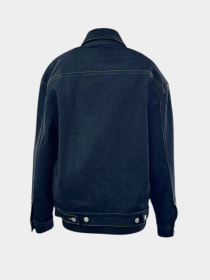 Джинсовая куртка H&M модель 9588003wer_Темно-синий Фото