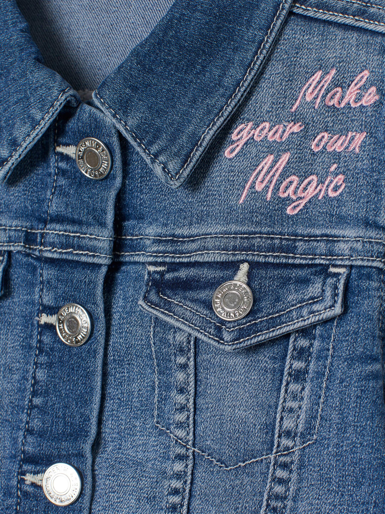 Джинсова куртка H&M модель 8076421kwer_Синий Джинсова куртка H&M модель 8076421kwer_Синий Фото