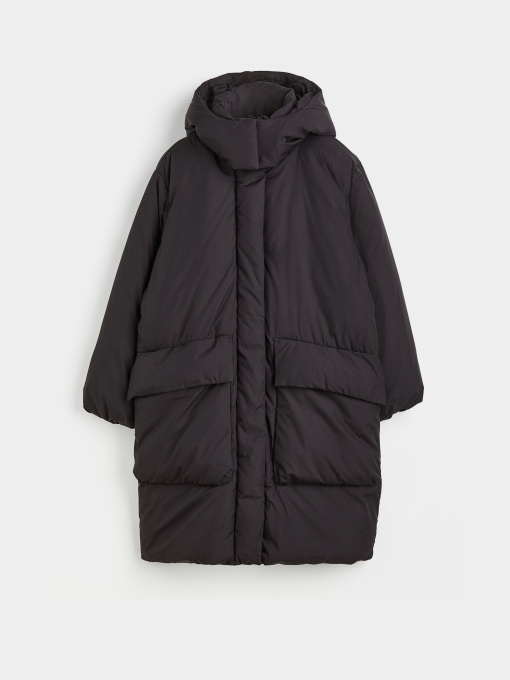 Зимняя куртка H&M модель 11003506wer_Черный Фото