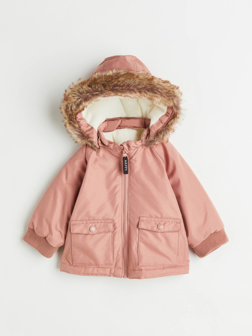 Зимняя куртка H&M модель 1061027kwer_Розовый Фото