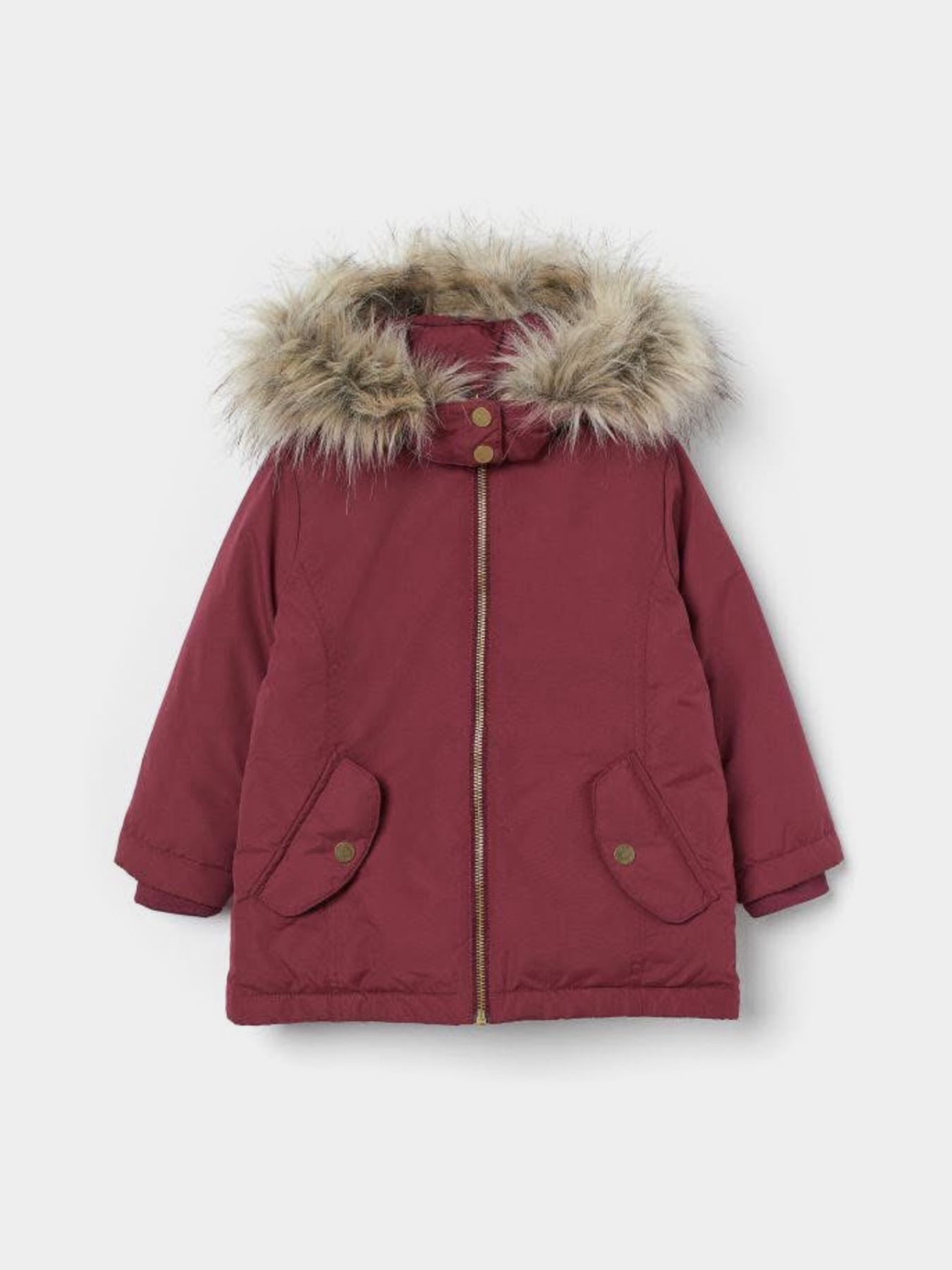 Парка H&M модель 9856994kwer_Бордовый Фото