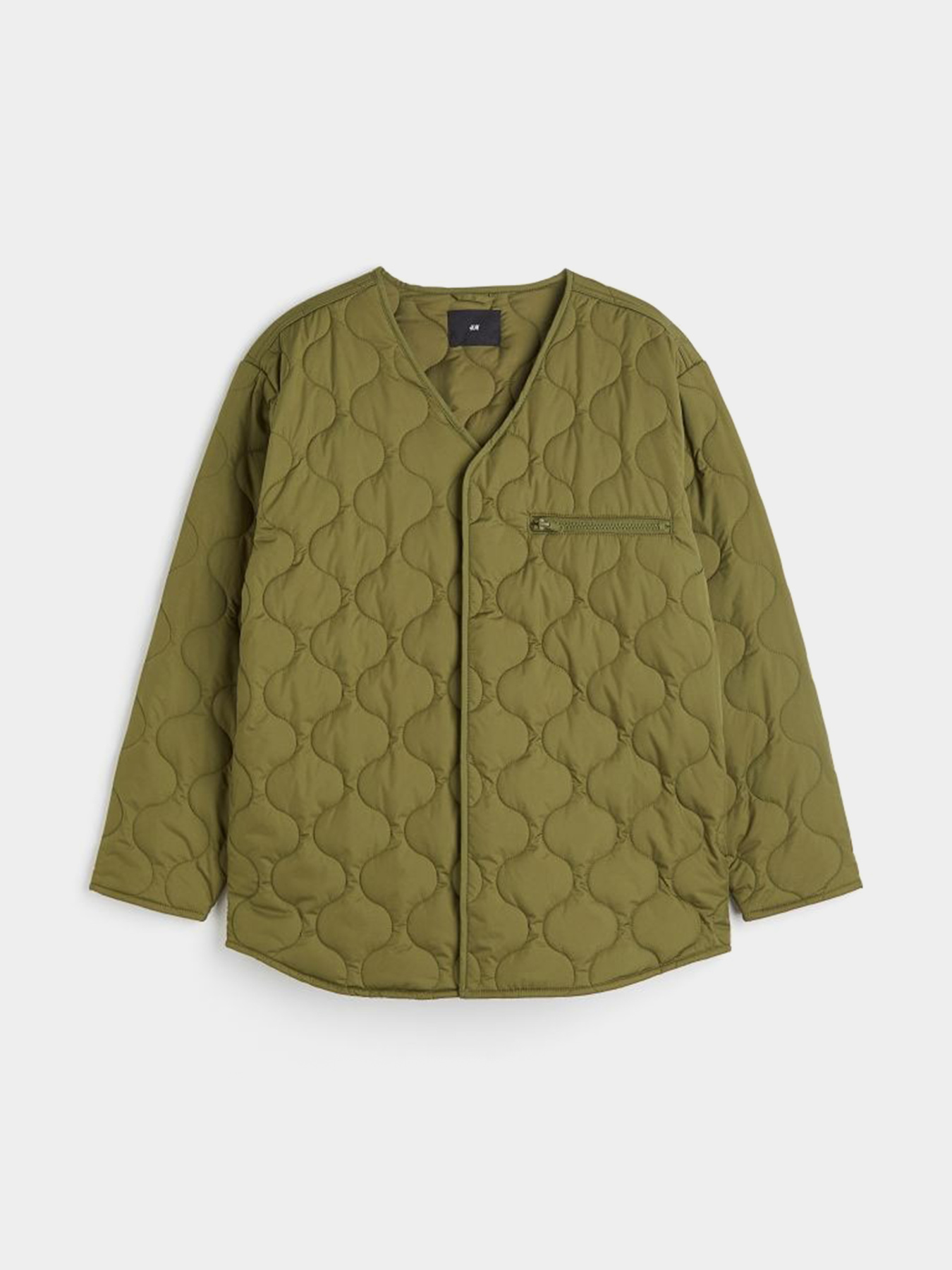 Демисезонная куртка H&M модель 10140284wer_Хаки Фото