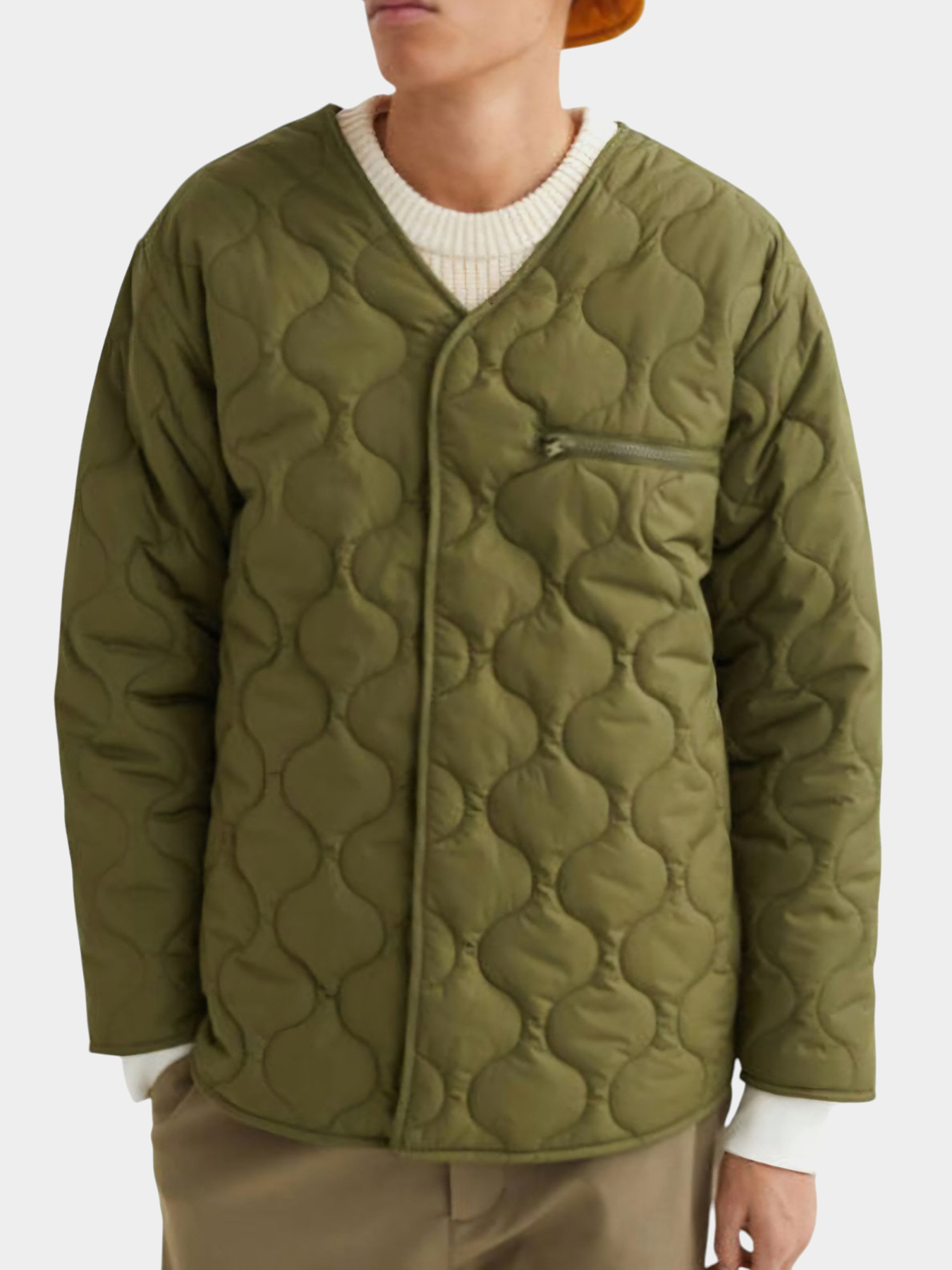 Демисезонная куртка H&M модель 10140284wer_Хаки Фото