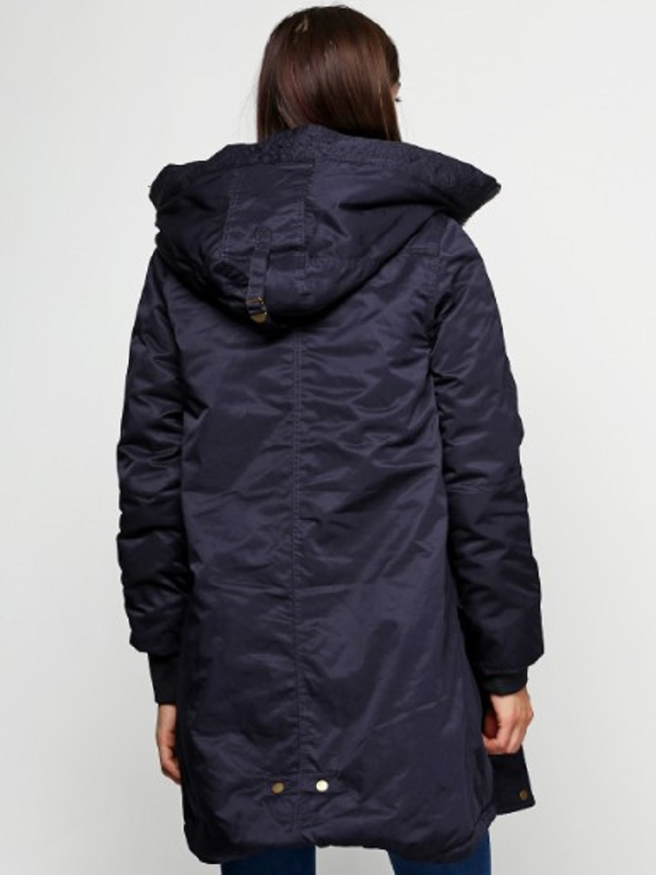 Парка H&M модель 4481334wer_Темно-синий Фото