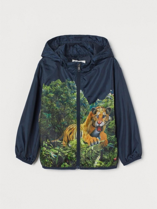 Ветровка H&M модель 9155123kwer_Темно-синий Фото