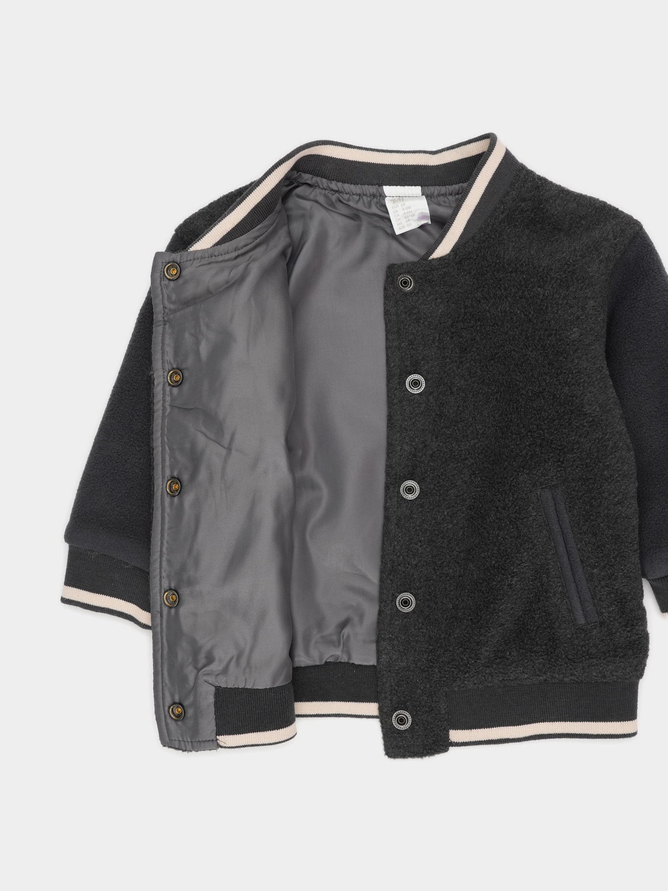 Бомбер H&M модель 5554448ral_Темно-серый Фото