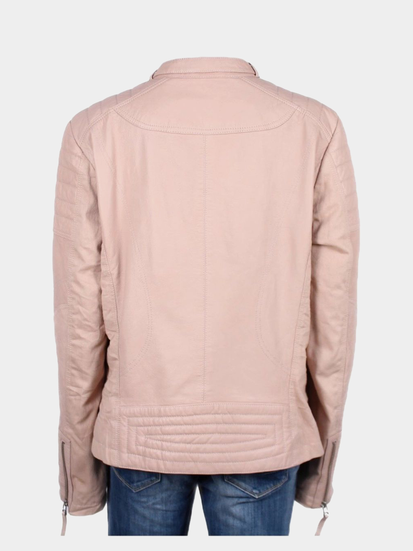 Куртка кожаная S.Oliver модель 5897143wer_Пудровый Фото