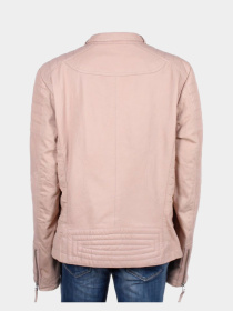 Куртка кожаная S.Oliver модель 5897143wer_Пудровый Фото