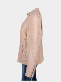 Куртка кожаная S.Oliver модель 5897143wer_Пудровый Фото