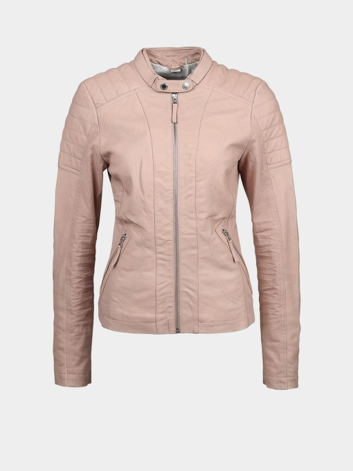 Шкіряна куртка S.Oliver модель 5897143wer_Пудровый Фото