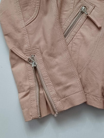 Шкіряна куртка S.Oliver модель 5897143wer_Пудровый Фото