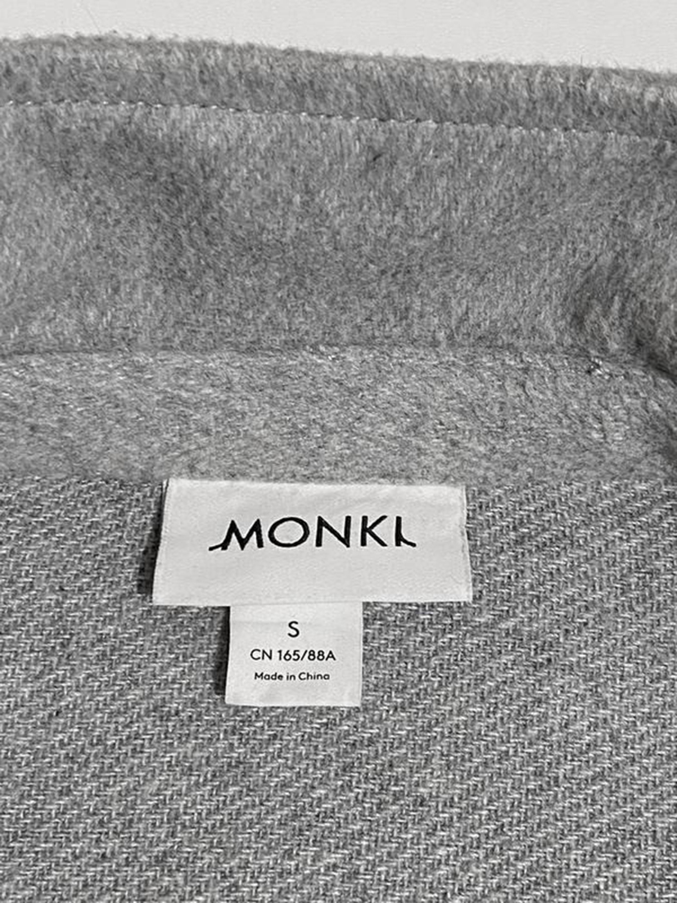 Куртка-сорочка Monki модель 9075482wer_Серый Фото