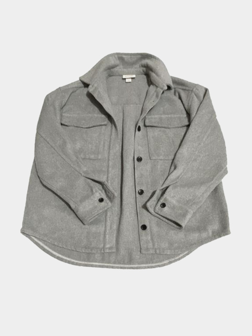 Куртка-рубашка Monki модель 9075482wer_Серый Фото