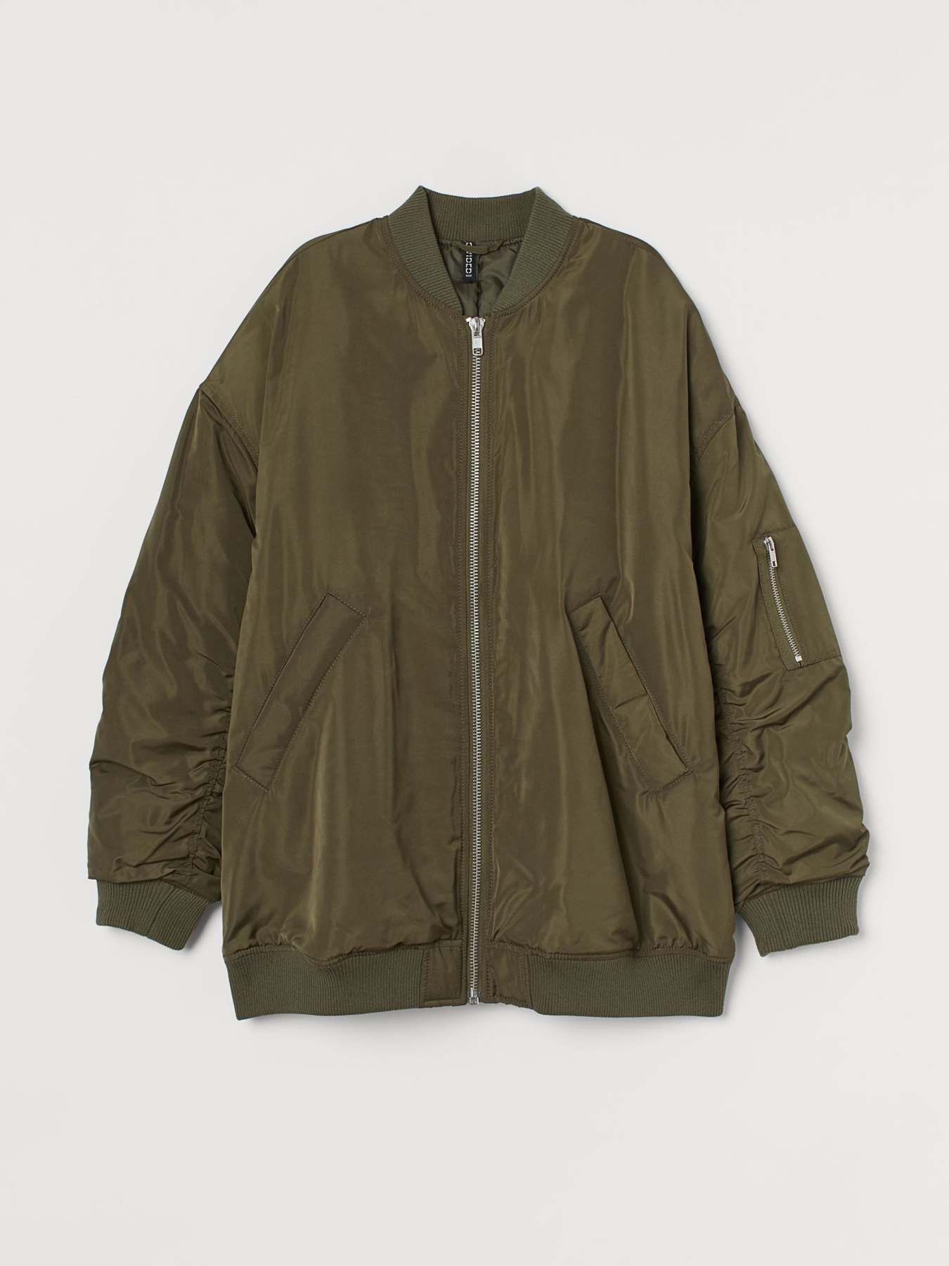 Бомбер H&M модель 9222242wer_Хаки Фото