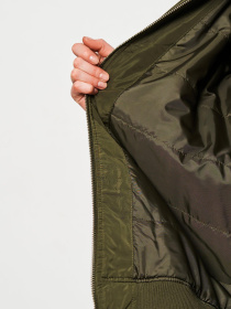 Бомбер H&M модель 9222242wer_Хаки Фото