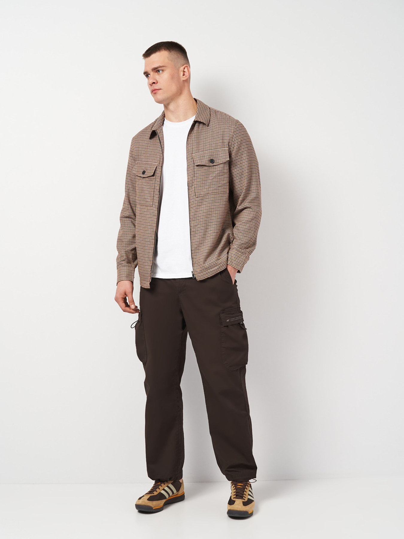 Куртка-сорочка H&M модель 3001192wer_Бежевый Фото